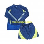 Camisolas de futebol Al Nassr Criança Equipamento Alternativa 2024/25 Manga Comprida
